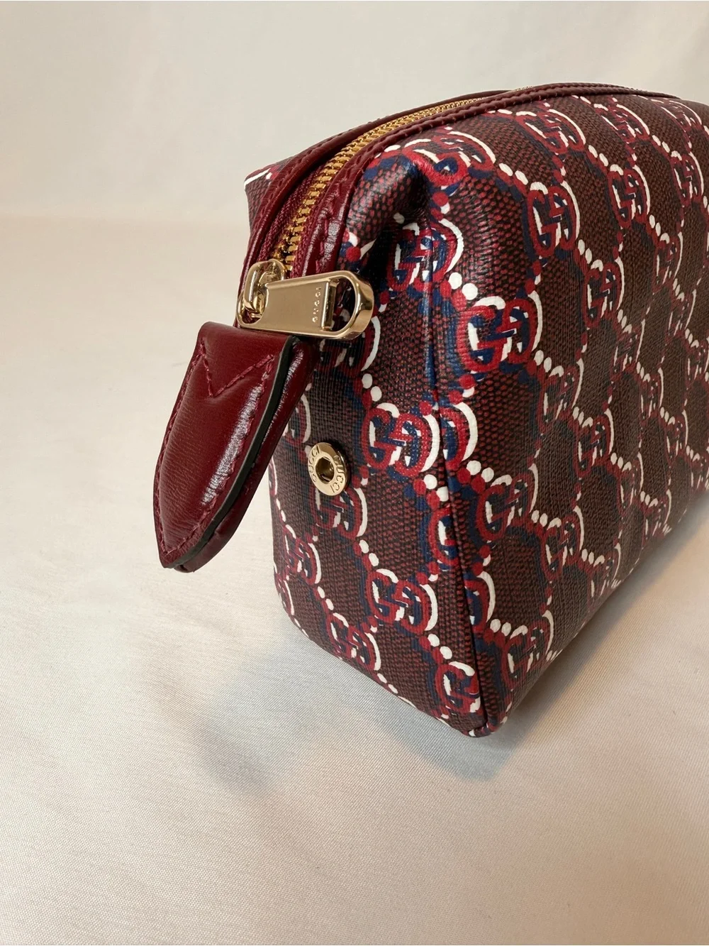 Gucci GG Shadow Rosso Ancora Cosmetic Pouch
